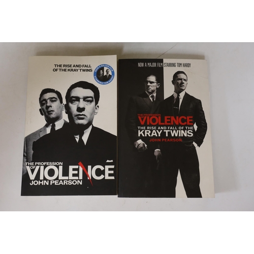 450 - ° ° Pearson, John - The Profession of Violence: the rise and fall of the Kray Twins. First Edition. ... 