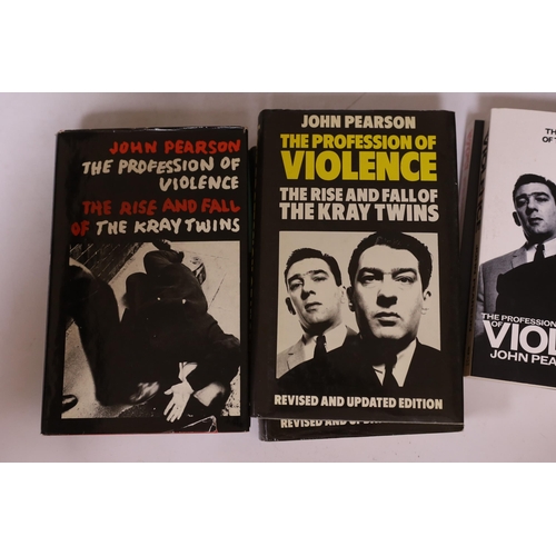 450 - ° ° Pearson, John - The Profession of Violence: the rise and fall of the Kray Twins. First Edition. ... 