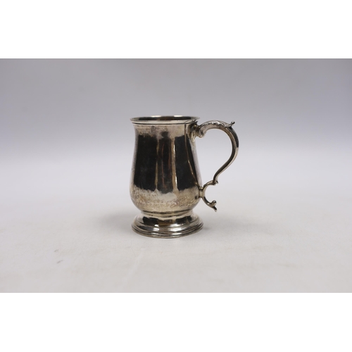 838 - A George III small silver baluster mug, Sutton & Bult, London, 1782, 85mm.