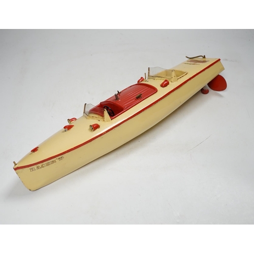 1252 - A boxed clockwork Hornby Racer III Speed Boat