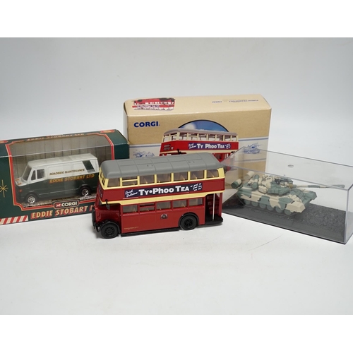 1253 - Eight boxed Corgi toys and two other die-cast models including; Eddie Stobart commercial vehicles, t... 