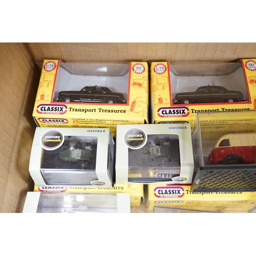 1263 - Forty boxed OO and HO gauge 1:76 scale vehicles by Oxford Diecast, Wiking and Classix, including com... 