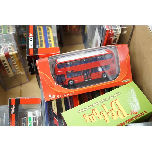 1277 - Thirty boxed 1:76 scale buses and coaches by Corgi OOC, Creative Master and Britbus, operators inclu... 