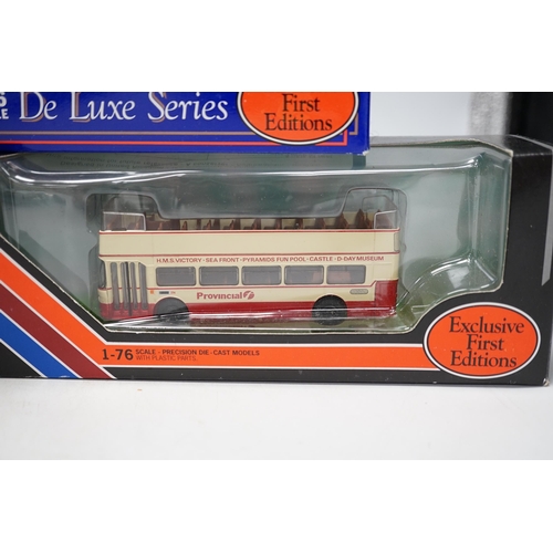 1279 - Thirty-three boxed EFE and Corgi OOC buses and coaches, operators include; London Transport, Southdo... 