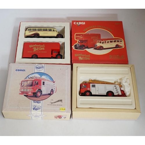 1293 - Eleven boxed diecast vehicles by Corgi, EFE, matchbox, etc. and a boxed Lansdowne Models 1:43 scale ... 