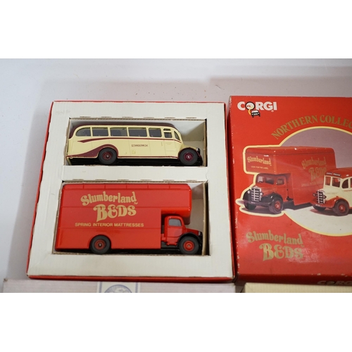 1293 - Eleven boxed diecast vehicles by Corgi, EFE, matchbox, etc. and a boxed Lansdowne Models 1:43 scale ... 