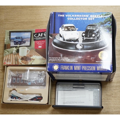 1297 - Nineteen boxed diecast commercial vehicles by Corgi Classics, Oxford Diecast, etc. and two Franklin ... 