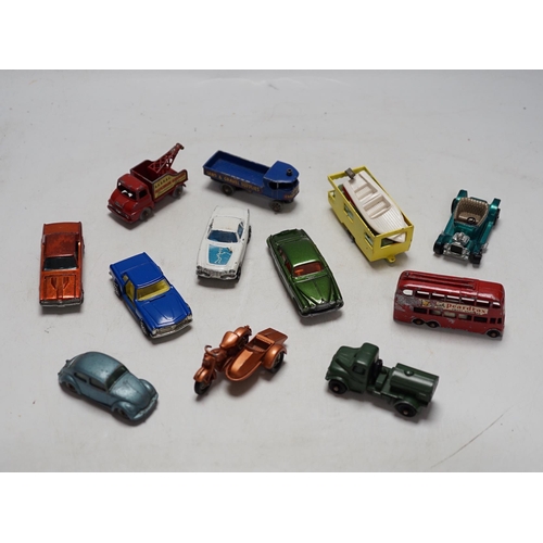 1300 - A collection of 1960's and 70's Corgi and Matchbox diecast vehicles (70+) many for restoration, incl... 