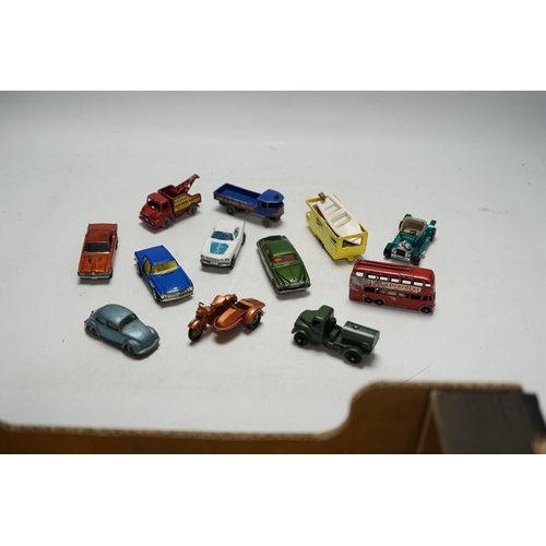 1300 - A collection of 1960's and 70's Corgi and Matchbox diecast vehicles (70+) many for restoration, incl... 