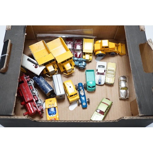 1300 - A collection of 1960's and 70's Corgi and Matchbox diecast vehicles (70+) many for restoration, incl... 