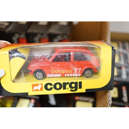 1301 - Sixty-six 1980's Corgi Toys Royal Mail vehicles, all boxed or packeted, together with an original p... 