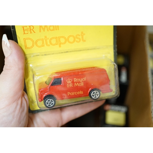 1301 - Sixty-six 1980's Corgi Toys Royal Mail vehicles, all boxed or packeted, together with an original p... 