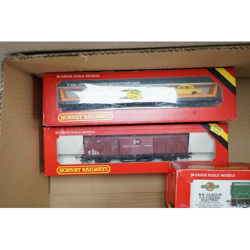 1304 - Thirty-six boxed Hornby railways 00 gauge items including five BR diesel locomotives; a Class 47 (R0... 