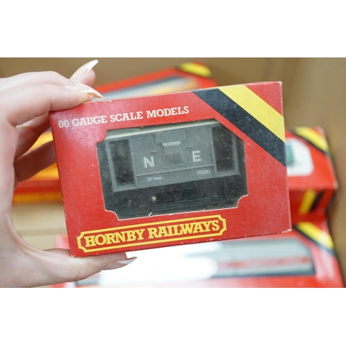 1304 - Thirty-six boxed Hornby railways 00 gauge items including five BR diesel locomotives; a Class 47 (R0... 