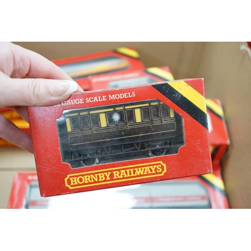 1304 - Thirty-six boxed Hornby railways 00 gauge items including five BR diesel locomotives; a Class 47 (R0... 