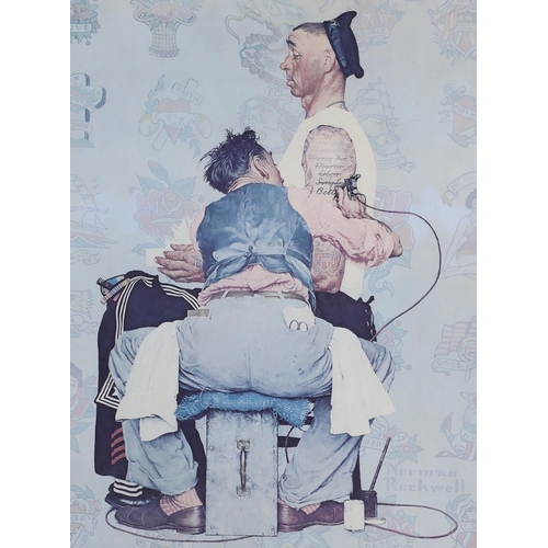 1749 - A Norman Rockwell, Century of American Illustration vintage colour poster, The Brooklyn Museum, 1972... 