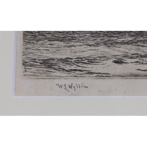 1766 - William Lionel Wyllie RA (1851-1931) etching, A Fair Wind and an Ebb Tide, signed in pencil, inscr... 