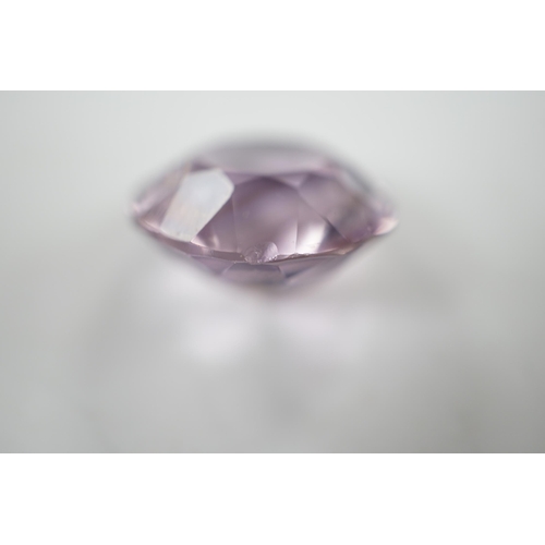 1925 - An unmounted round cut amethyst, weighing approximately 15.9ct.