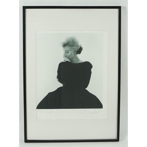 4 - Bert Stern (1929-2013). Marylin, Black Dior Dress, from The Last Sitting, 1962, Iris print 1994 sign... 