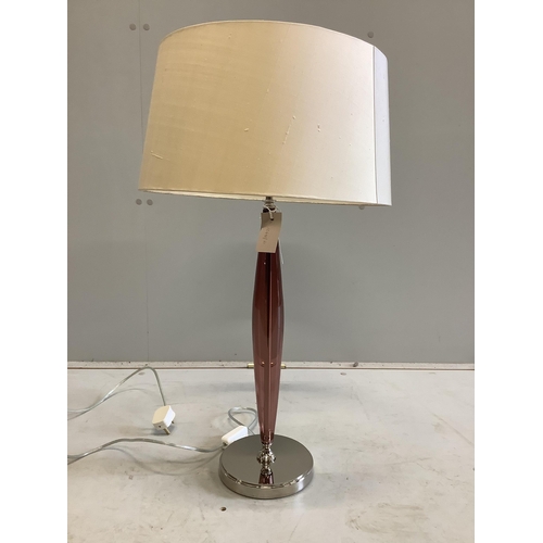 2023 - A Verona table lamp, height including shade 70cm