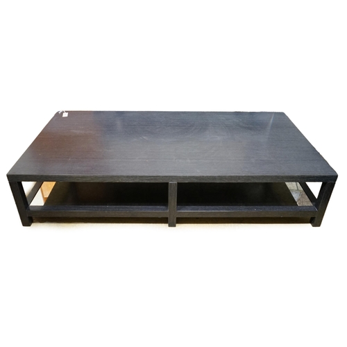 2048 - A custom made Decca Furniture Domicile coffee table, width 180cm, depth 89cm, height 38cm