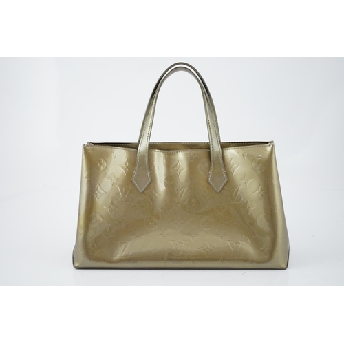 2292 - A Louis Vuitton gold metallic monogram tote bag, height 18cm, height to handle 29cm, width 31cm, dep... 