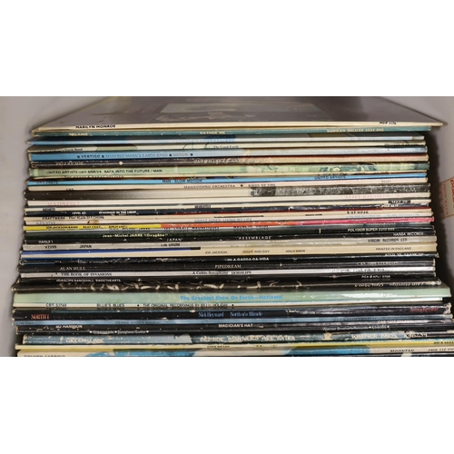 1251 - Forty-two LP record albums, artists including; Fleetwood Mac, Focus, Genesis, Debbie Harry, Jean-Mic... 