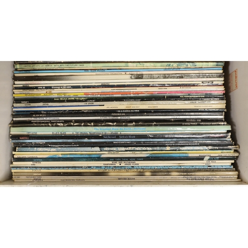 1251 - Forty-two LP record albums, artists including; Fleetwood Mac, Focus, Genesis, Debbie Harry, Jean-Mic... 