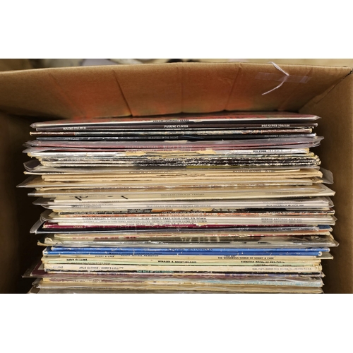 1261 - Approximately seventy LP record albums by artists including; Cream, Stevie Wonder, Sonny and Cher, e... 