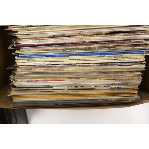 1261 - Approximately seventy LP record albums by artists including; Cream, Stevie Wonder, Sonny and Cher, e... 