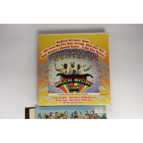 1274 - Fourteen The Beatles and related LP record albums including; Sergeant Pepper (with inserts), the Whi... 