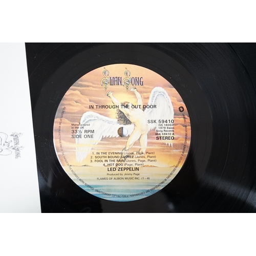 1282 - Three Led Zeppelin LP record albums; Physical Graffiti (SSK 89400), In Through the Out Door (SSK 594... 