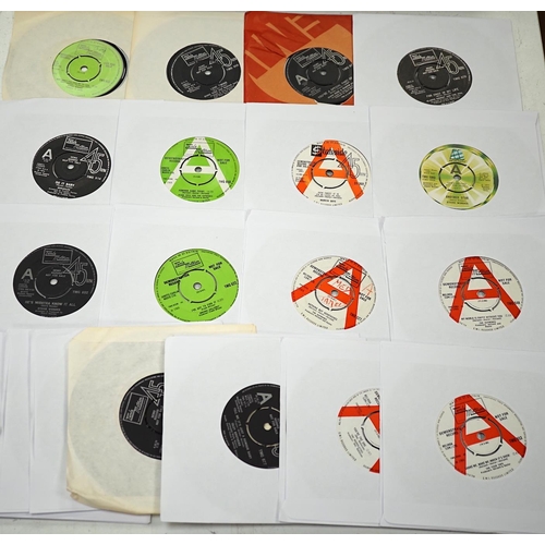 1291 - Twenty-two demo 7 singles, all Tamala Motown with printed demo labels by Stevie Wonder, Diana Ross,... 