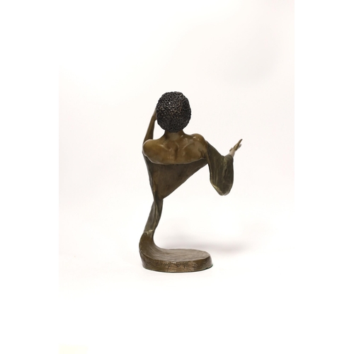 1410 - Mark Hopkins, bronze sculpture, "Body and Soul", limited edition 102/750, with certificate... 