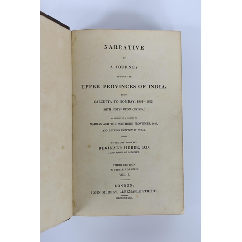 254 - ° ° Heber, Rev. Reginald - Narrative of a Journey through the Upper Provinces of India, from Calcutt... 