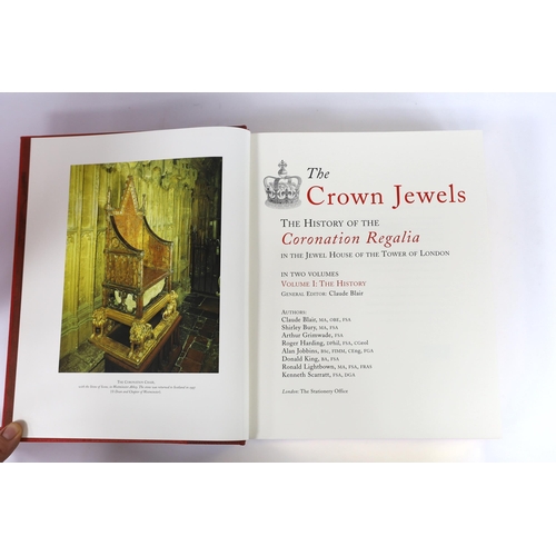 273 - ° ° Blair, Claude (editor) - The Crown Jewels. The History of the Coronation Regalia in the Jewel Ho... 