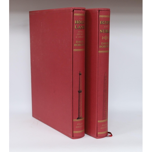 286 - ° ° Roberts, David - The Holy Land, Syria, Idumea and Arabia.  Folio Society Limited Edition (of 1,0... 