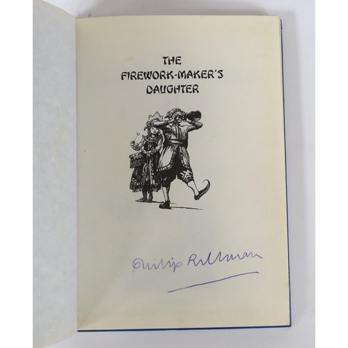 294 - ° ° Pullman, Philip - The Firework-Makers Daughter, 1st edition, signed by the author on half title... 