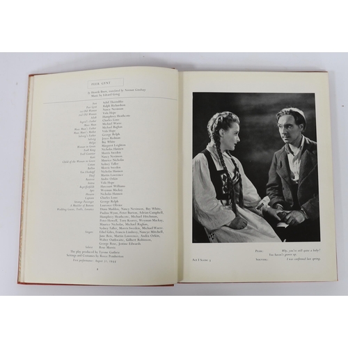 295 - ° ° Signatures of Actors and Actresses at the Old Vic, as inscribed to front fly leaves of The Old... 