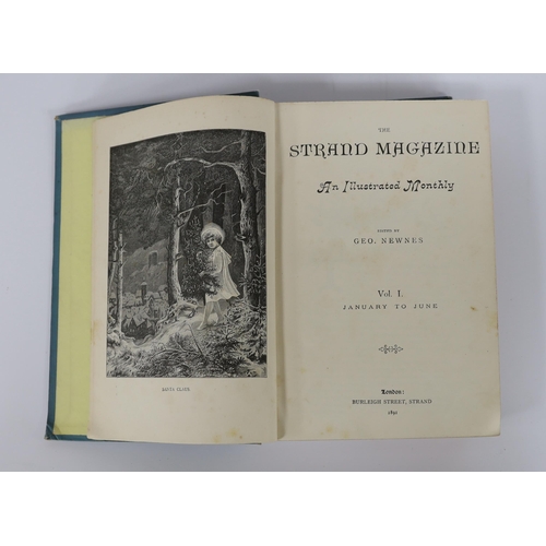 305 - ° ° The Strand Magazine....vols. 1-8. illus. throughout; publisher's pictorial gilt lettered Cambrid... 