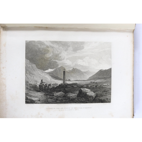 316 - ° ° Brockedon, William - Illustration of the Passes of the Alps.....2 vols. 96 plates and 13 maps (I... 