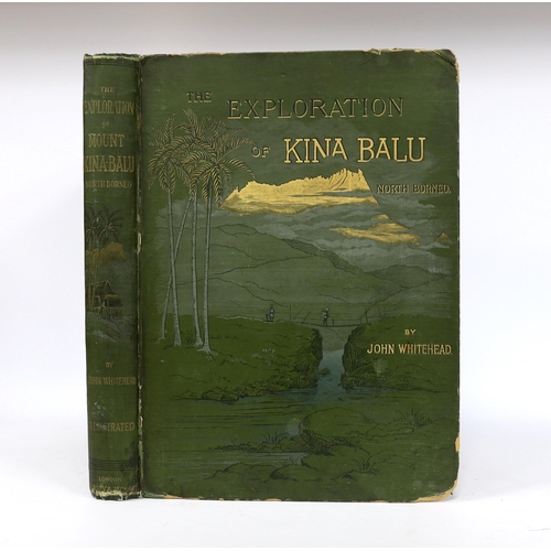 331 - ° ° Whitehead, John - Exploration of Mount Kina Balu, North Borneo....32 plates (mostly hand coloure... 