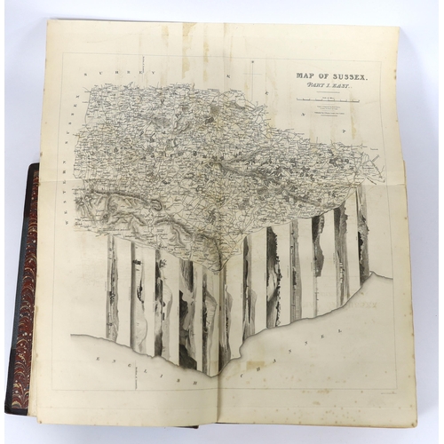 340 - ° ° Horsfield, Thomas Walker - The History, Antiquities, and Topography of the County of Sussex. 2 v... 