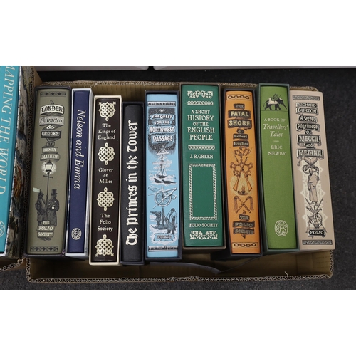 342 - ° ° Folio Society - A Miscellany, mostly history and travel, including Notable Historical Trials, 4v... 