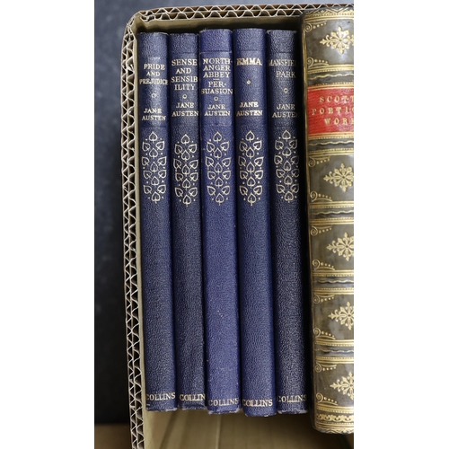 354 - ° ° Literary Bindings - mostly contemp. half calf; later 19th cent. (35)