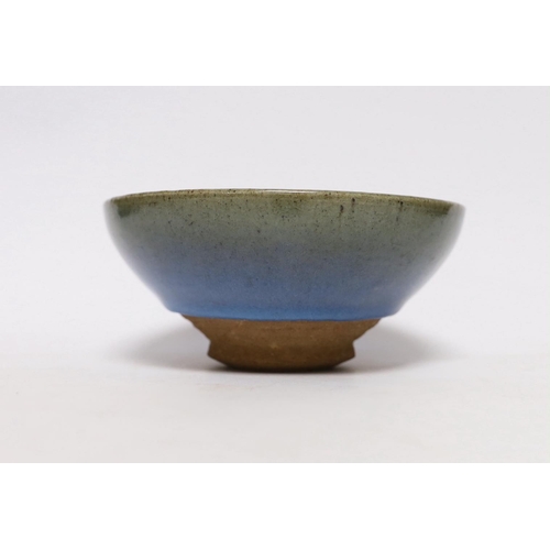 374 - A Chinese Jun type pottery bowl, 15cm diameter