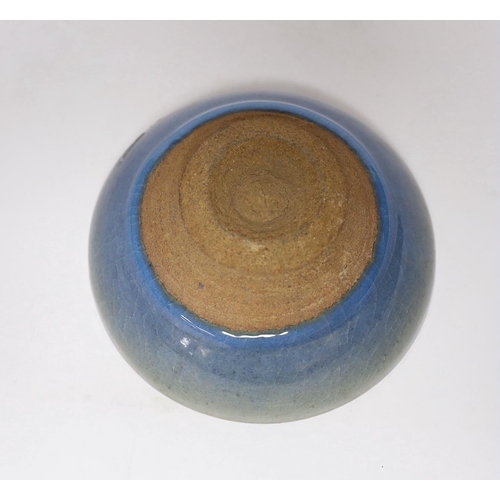 374 - A Chinese Jun type pottery bowl, 15cm diameter