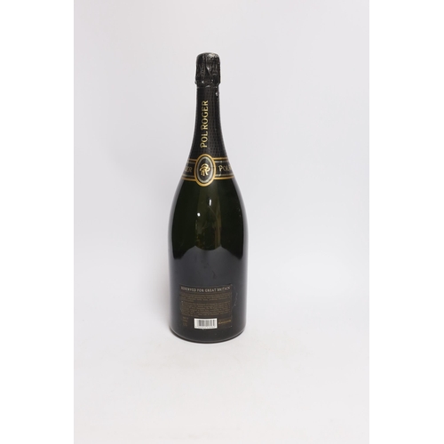 411 - Magnum bottle of Pol Roger Champagne, Extra Cuvée de Reserve, 1996