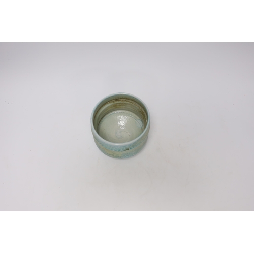 458 - Jack and Joan Doherty, Leach St Ives pottery, a soda vapour glazed chawan, 10cm