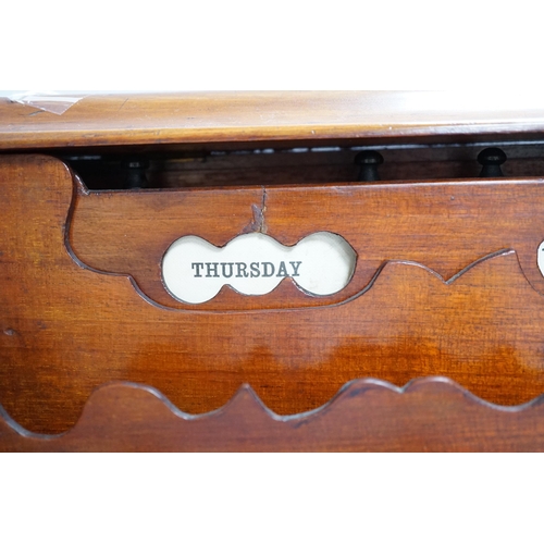 492 - A Victorian mahogany stationery box, 41cm wide